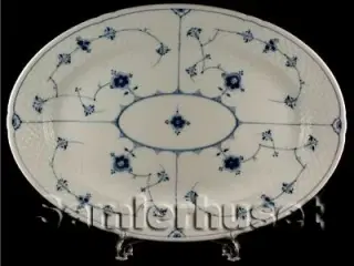 Blåmalet Stegefad - B&G - 45½x31 cm. B&G nr. 14