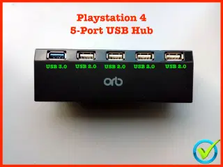 Playstation 4: 5-Port USB Hub (ORB)