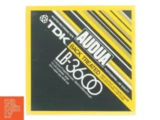 TDK Audua LB-3600 Master Recording Tape på NAB metalspole (str. 28 x 28 x 2 cm)