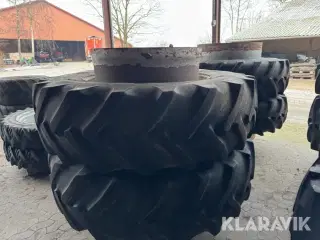 Tvillingehjul Galaxy og goodyear 4 styk