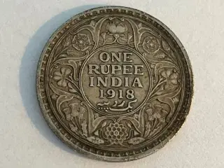 One Rupee India 1918