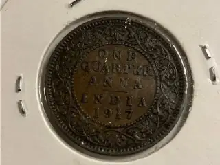 One Quarter Anna India 1917