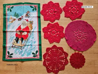 Juleduge, juleløbere, flakoner mv.