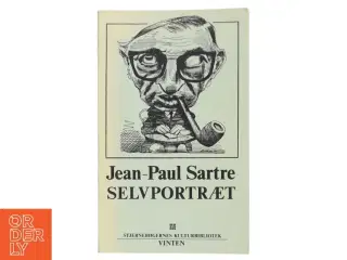 Jean-Paul Sartre Selvportræt Bog fra Vinten