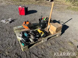 Værktøj Dewalt & Makita blandet palle