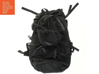 Sort vandrerygsæk med justerbar ryg (str. 65x42 cm)