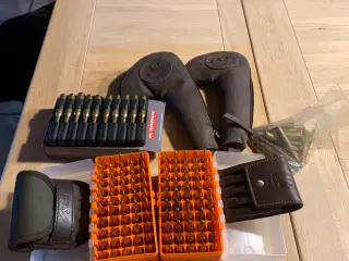 Riffelpatroner 6,5x55 med tilbehør