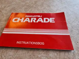 Brugt instruktions bog  Daihatsu  