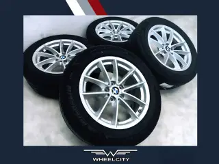 5x112 17" ET27 nav 66,6ø BMW sommersæt inkl.TPMS