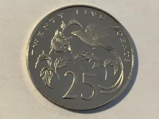 25 Cents Jamaica 1977
