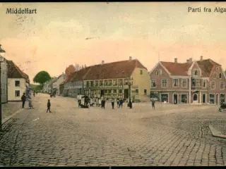 Middelfart - Parti fra Algade - J.G. Kreutzers Papir u/n - Brugt