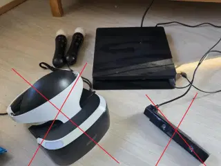 Kæmpe ps4 + PSVR1 + spil pakke