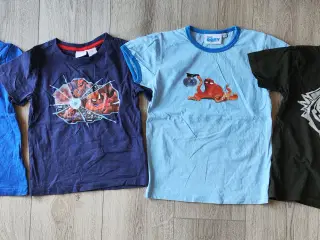 Drengetøj str. 110 - T-shirts 