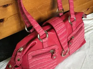 Pink taske til salg