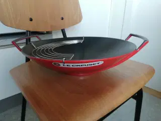 Le Creuset wok ø36cm i støbejern