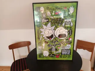 Rick and Morty plakat i ramme