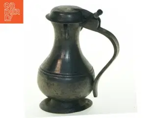 Gammel tin kande (str. 15 cm)