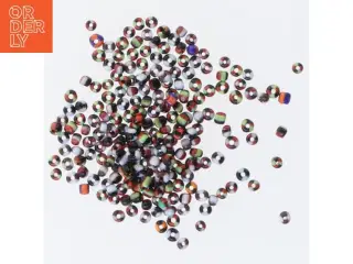Farverige perler (str. 11x6 cm)