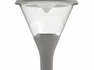 Led parklampe, 230V, 3/4000K, m. astronomisk ur 