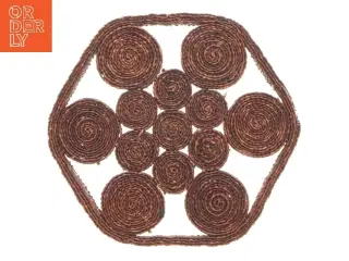 Retro flettet bordskåner (str. Ø 19 cm)