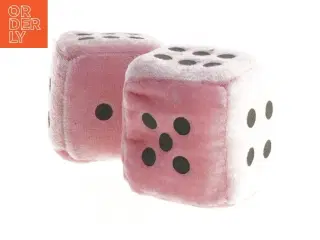 Stof-terninger (str. 7 x 7 x 7 cm)