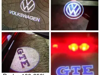 Dørlys med logo VW