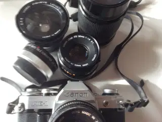 Canon AE-1 + Objektiver + Filtre
