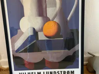Indrammet plakat af Vilhelm lundstrøm