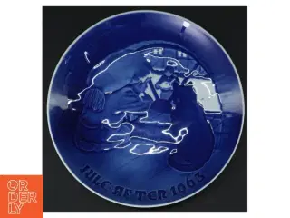 Juleplatte 1963 fra Royal Copenhagen (str. Ø. 18 cm)