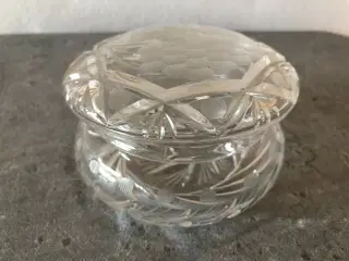 Krystalglas skål / lågskål (vintage)
