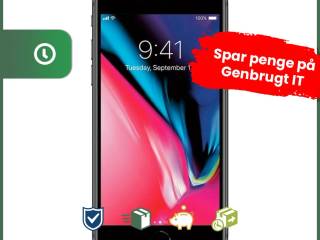 Apple iPhone 8 256GB (Space Gray) - Grade B - mobiltelefon