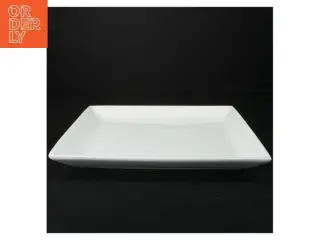 Firkantet porcelænsfad (str. 26 x 26 cm)