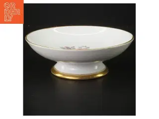 Porcelænsskål med blomstermotiv fra Royal Copenhagen (str. Ø 17,5 cm)