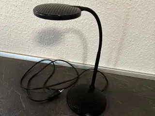Sort LED bordlampe