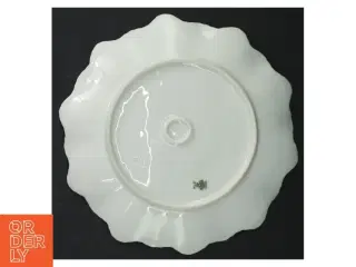 Porcelænskagetallerkener med guldkant fra M Z (str. Ø. 16 cm)