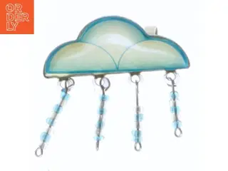 Sky badge with beads (str. 3 cm)
