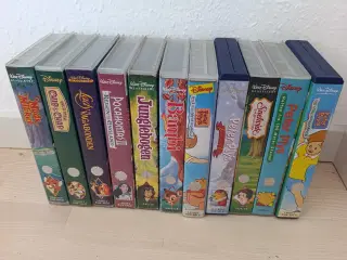 VHS forskellige Disney 