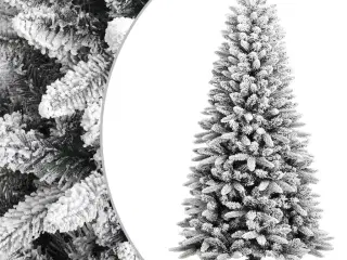 Kunstigt juletræ med sne 120 cm PVC og PE