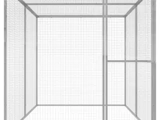 Kattebur 3x1,5x1,5 cm galvaniseret stål