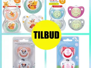 NUK / Gurli Gris / Minnie Mouse sut med låg