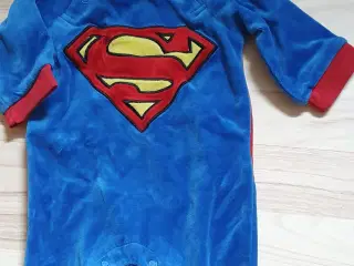 Velour heldragt str 62 superman
