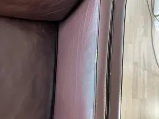 Skovby læder sofa 