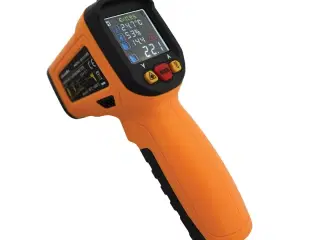Infrarødt termometer med cirkulær laser (-30°C-800°C)