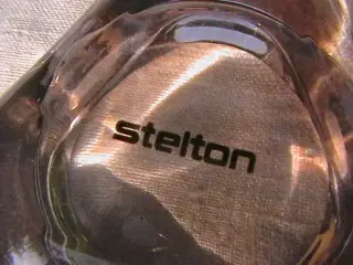 3 stk. Stelton glas lysestager.