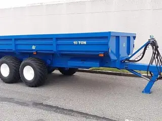 Tinaz 10 tons dumpervogn forberedt til ramper