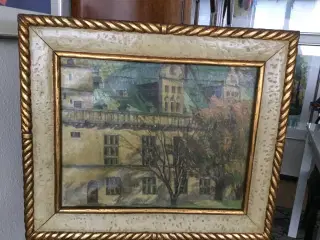 Oliemaleri ubekendt kunstner