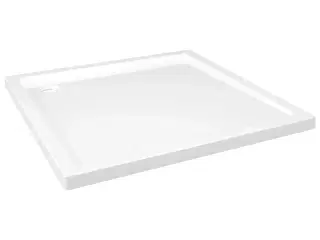 Brusekar 90x90 cm ABS firkantet