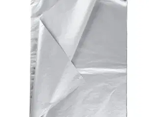 Silkepapir, ark 50x70 cm, 17 g, sølv, 6ark/ 1 pk.