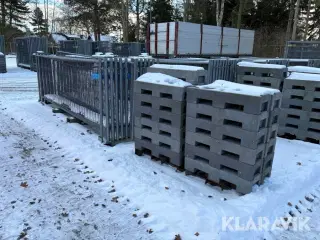 Mobilhegn med fødder 25 fag og 25 fødder