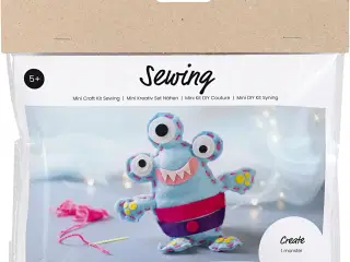 Mini DIY Kit Syning, Filtmonster, ass. farver, 1 pk.